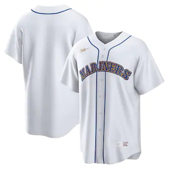 mens nike white seattle mariners home cooperstown collectio